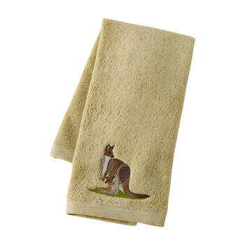 Pilbeam Living Kangaroo Hand Towel Absorbent Cloth 100% Cotton White 65cm