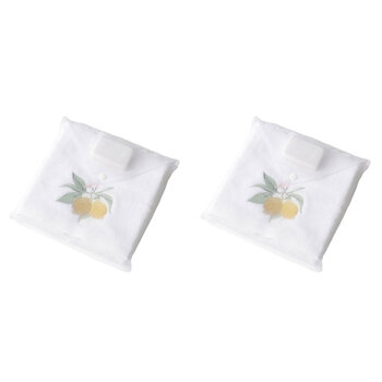 2PK Pilbeam Living Cotton Limetta Hand Towel & Soap w/Organza Bag Bath Decor