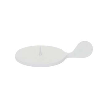 J.Elliot Ostra 16x10.5cm Pillar Candle Holder - White