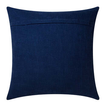 J.Elliot Zemira 50x50cm Cotton Cushion - Ivory/Navy