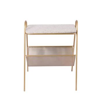 J.Elliot Corbyn 61x45cm Magazine Rack/Stand - Gold