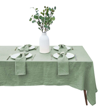 J Elliot Home Linen Collection 150x270cm Tablecloth - Mint