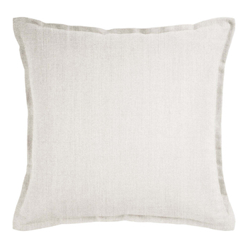 J Elliot Home Linen Collection 50x50cm Feather Filled Cushion Square White