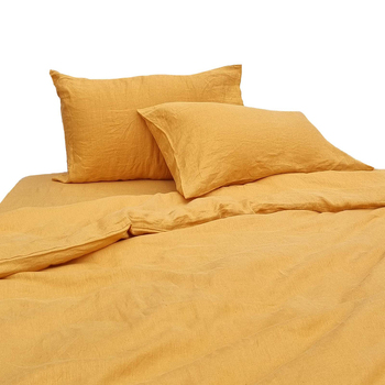 2pc J Elliot Home Linen Collection 48x74cm Pillowcases - Honey