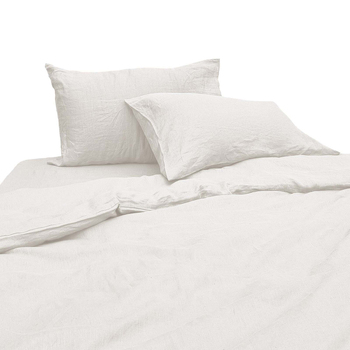 2pc J Elliot Home Linen Collection 48x74cm Pillowcases - White