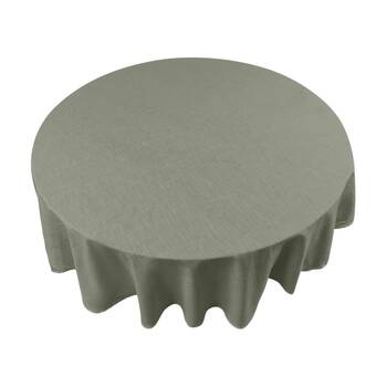 J.Elliot Home 100% Cotton Simon Circular Tablecloth 180x180x0.2cm Green