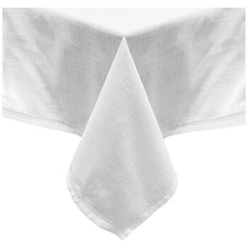J.Elliot Home 100% Cotton Simon Tablecloth 150x250x0.2cm White