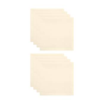 2x 4pc J.Elliot Home 100% Cotton Sally Napkins Tableware 45x45x0.2cm Cream
