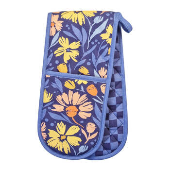 J.Elliot Home Millie Double Glove 17x82cm Dusty Blue Multicolour