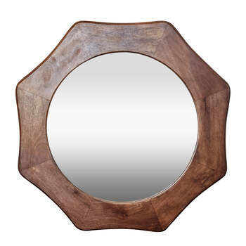 J.Elliot Home Nicole Wall Mirror Round 80cm Natural