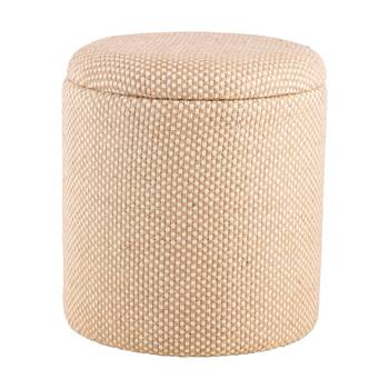 J.Elliot Home Cari Storage Ottoman Furniture 40x40x45cm Natural