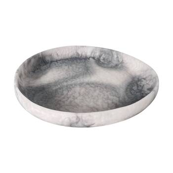 J.Elliot Home Orion Organic Resin Bowl 36.3x31.2x5cm Grey Stone Matt