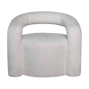 J.Elliot Home Lumen Boucle Occasional Chair Furniture 92x83x73cm Ivory
