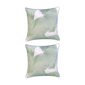 2PK J.Elliot Home Canvas Outdoor Cushion Pillow Household Decor 50x50x12cm Olive