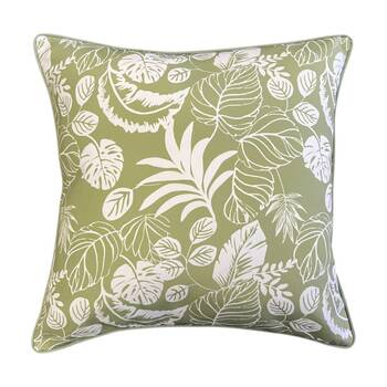 J.Elliot Home Tiana Outdoor Cushion Pillow Household Decor 50x50x12cm Olive