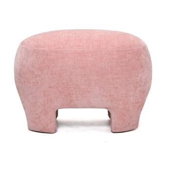 J.Elliot Home The Ceylon Ottoman Furniture 53x41x38cm Peach Rose