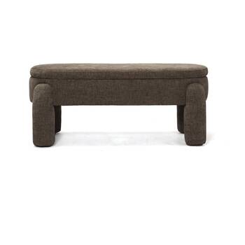 J.Elliot Home Tusk Bench Interior Furniture 114x52x47cm Coffee