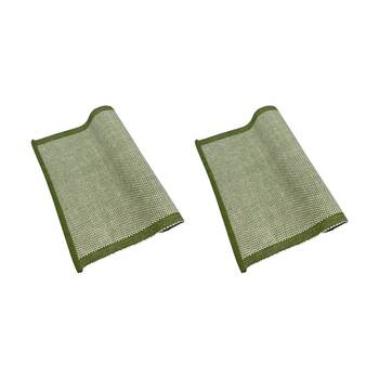 2PK J.Elliot Home 100% Cotton Heureuse Table Runner 180x40x0.2cm Green