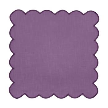4pc J.Elliot Home Sally Napkins Tableware 45x45x0.2cm Purple