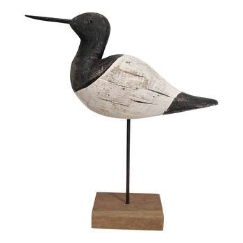 LVD Timber/Metal 32cm Sea Bird Home Decorative Figurine Large