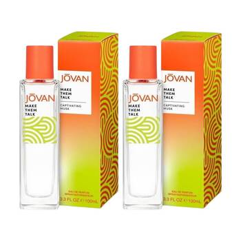 2PK Jovan Genderless Make Them Talk EDP Eau De Parfum Spray 100ml