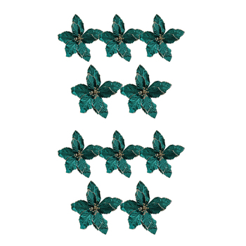 10PK LVD 23cm Plastic Velvet Flower Home Decor - Jewel