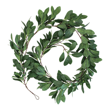 LVD Garland 150cm Plastic Bayleaf Wall Hanging Home Decor - Green