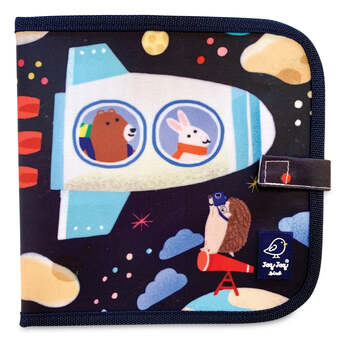 Jaq Jaq Bird  Doodle It & Go Erasable Book Spaceships 3y+