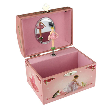 Kaper Kidz 13cm Rose Ballerina Dome/Box Music Box 3y+