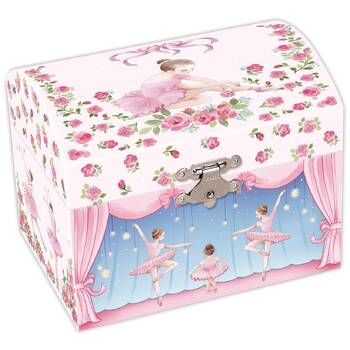 Kaper Kidz Rosabella Ballerina Dome Music Box Kids Toy 3y+