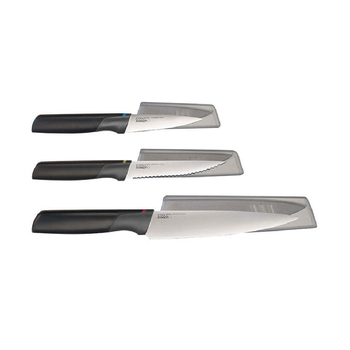3pc Joseph & Joseph Elevate Kitchen Cooking Knives Set - Opal
