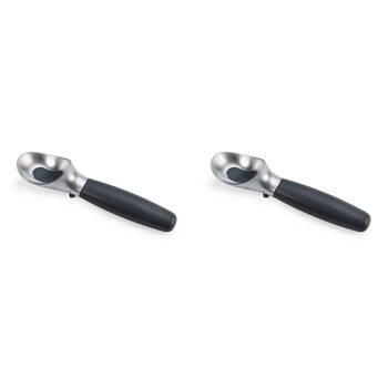 2PK Joseph Joseph Elevate Ice Cream Scoop 21cm w/ Rest - Grey