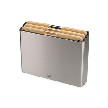 3pc Joseph Joseph Folio Steel Bamboo Chopping Board Set 