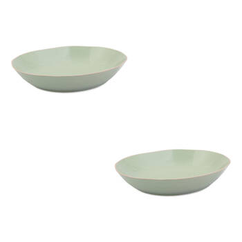 2PK Jamie Oliver Stoneware Big Love Serving Bowl 39x32cm - Green
