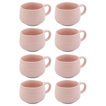8PK Jamie Oliver Big Love Cosy Cuppa Mug 375ml Stoneware Pink