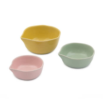 3pc Jamie Oliver Big Love Pinch-Me Pots Measuring Cup Set