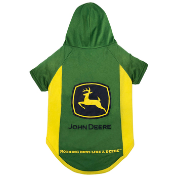 John Deere Pet Accessories Sporty Dog Tee Hoodie - Large