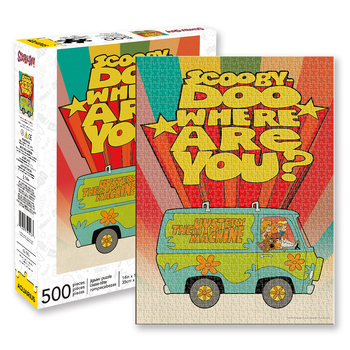 500pc Aquarius Scooby Doo Where Are You? Jigsaw Puzzle 8y+