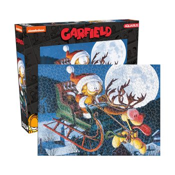500pc Aquarius 35x48cm Garfield Christmas Jigsaw Puzzle Kids 3y+