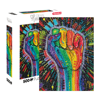 500pc Aquarius Dean Russo Love is Power 20x20cm Jigsaw Puzzle 14y+