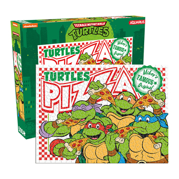 500pc Aquarius 35x48cm TMNT Pizza Jigsaw Puzzle 14y+