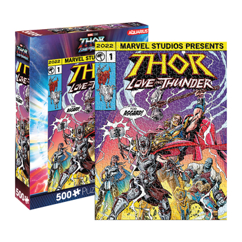500pc Aquarius Marvel Thor Love & Thunder Comic 35x48cm Jigsaw Puzzle 8+
