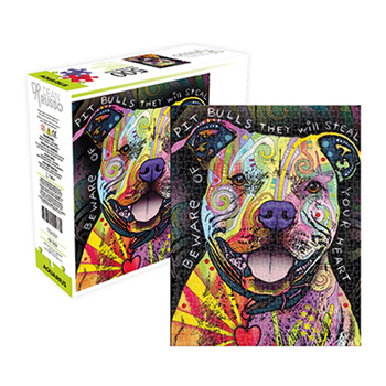 500pc Aquarius Dean Russo-Pit Bull Aquarius Select 41x51cm Puzzle   14y+