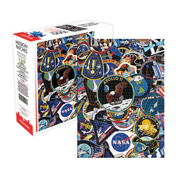 1000pc Aquarius NASA Mission Patches 51x71cm Jigsaw Puzzle 14y+