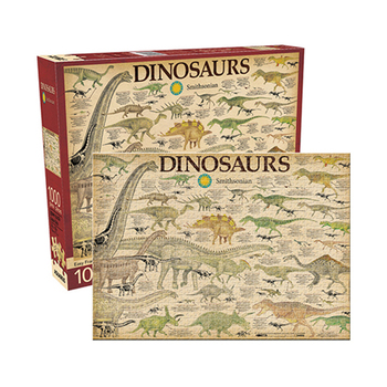 1000pc Aquarius Smithsonian Dinosaurs Jigsaw Puzzle Kids 14y+