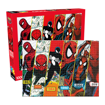 1000pc Aquarius Marvel 25x20cm Spider-Man Timeline Jigsaw Puzzle 14y+