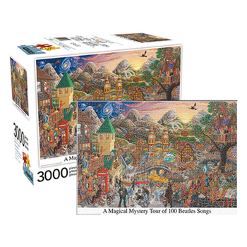3000pc Aquarius A Magical Mystery Tour of 100 Beatles Songs Puzzle 14y+