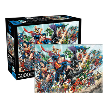 3000pc Aquarius DC Comics Cast 82x115cm Jigsaw Puzzle 14y+