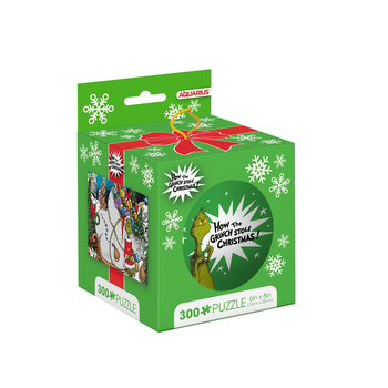 300pc Aquarius How The Grinch Stole Christmas Jigsaw Puzzle in Tin 15x20cm