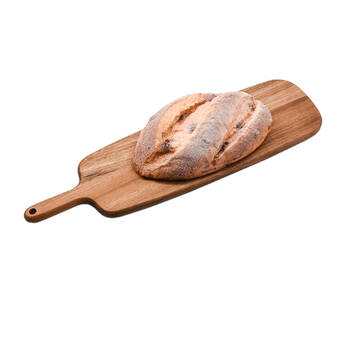 NF Living Acacia Wooden Cutting Paddle 56x18 Serving Board Kitchen Gadgets Brown